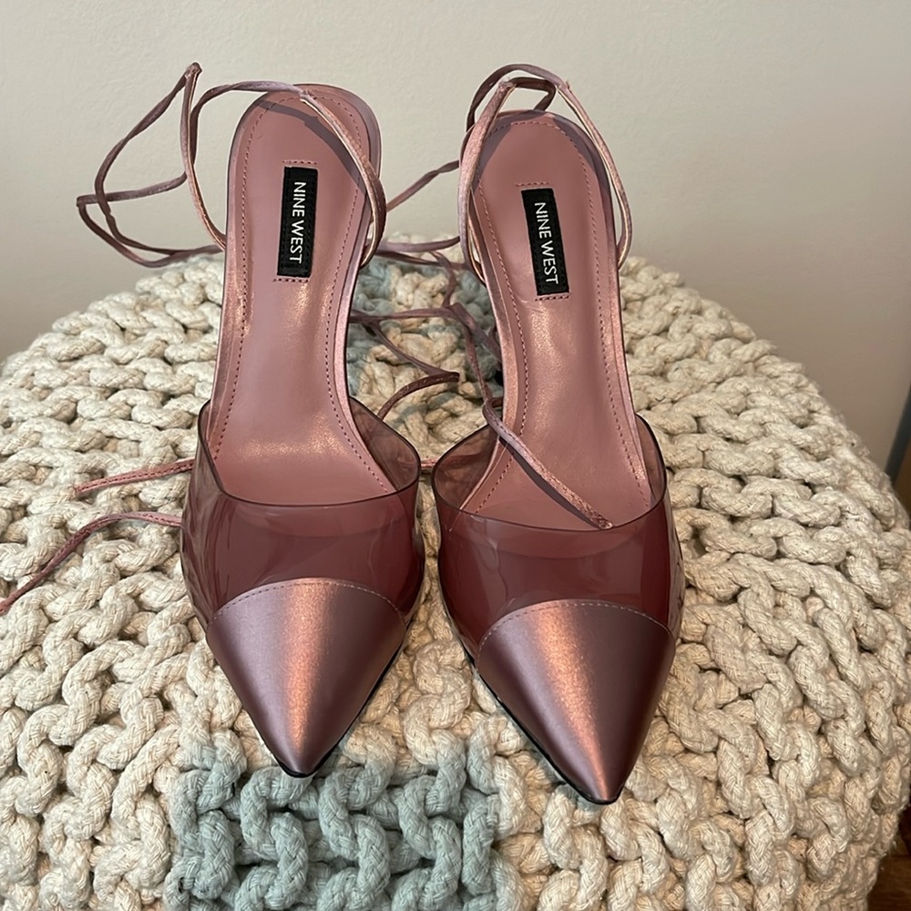 Nine West Ankle Wrap Heel